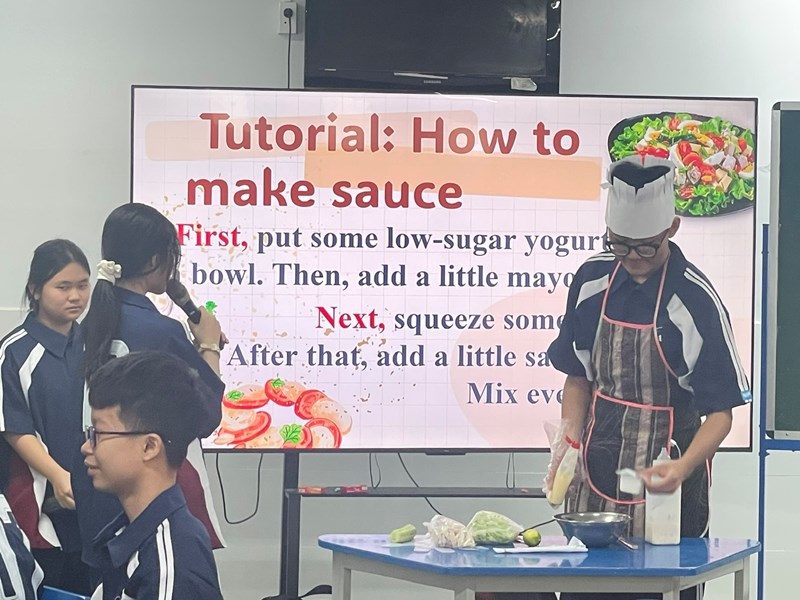 Thầy Cô tổ Tiếng Anh tổ chức chuyên đề “Xây dựng lối sống khỏe dành cho lứa tuổi học sinh”